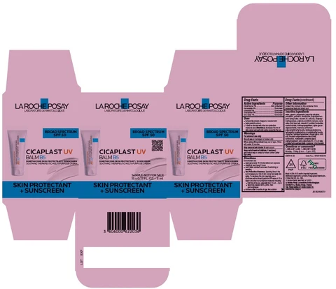 LA ROCHE POSAY Laboratoire Dermatologique Cicaplast Balm B5 UV Skin Protectant Sunscreen Soothing Therapeutic Multi-Purpose Broad Spectrum SPF 50 packaging