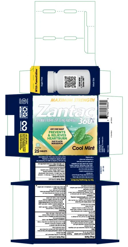 Zantac 360 Cool Mint 포장
