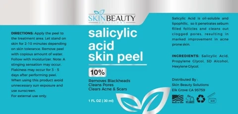 Salicylic 10 skin peel 포장