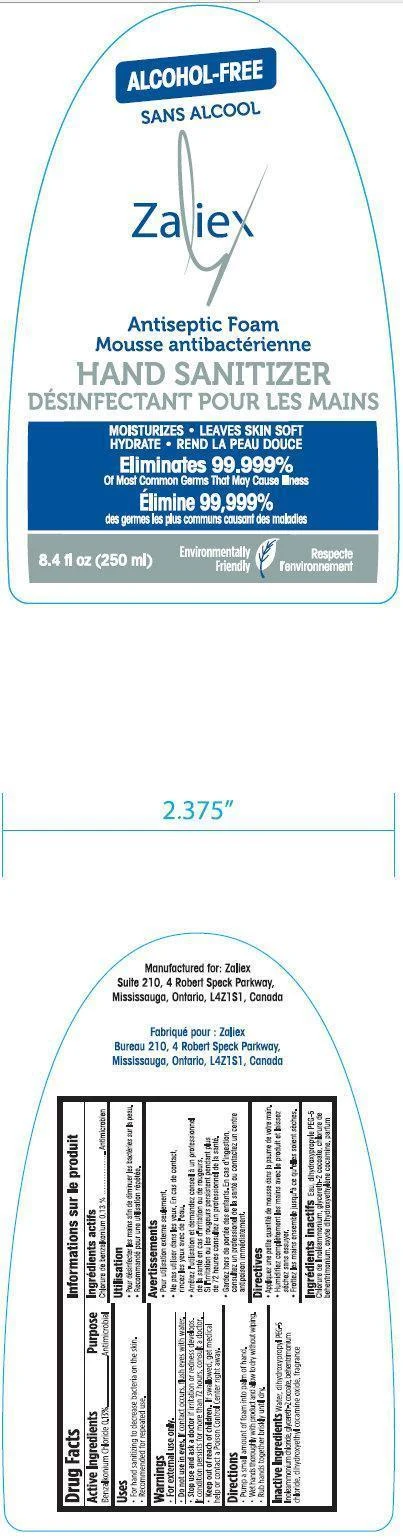 Zaliex Alcohol-Free Antiseptic Hand Sanitizer 포장
