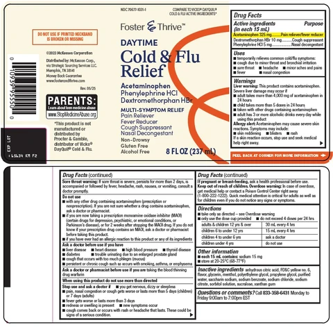 foster and thrive daytime cold and flu relief packaging
