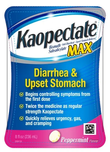 Kaopectate Max Peppermint Flavor Anti Diarrheal 포장
