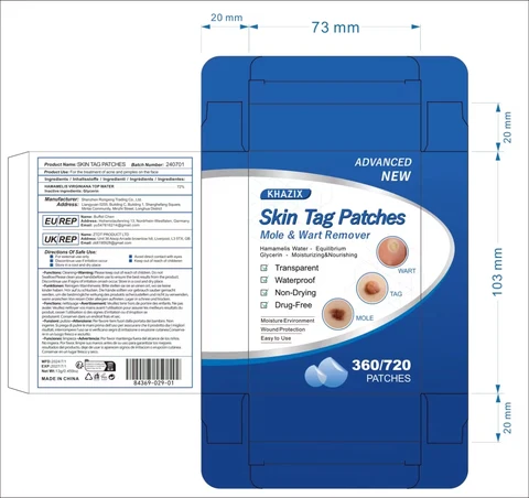 Skin Tag Patches packaging