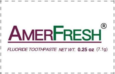 Amerfresh Fluoride 포장