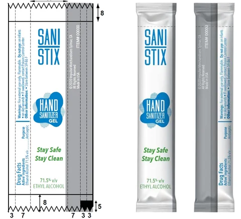Sani Stix 포장