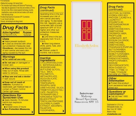 Intervene Makeup Broad Spectrum Sunscreen SPF 15 Soft Cameo packaging