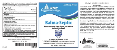 Balma Septic Antiseptic Hand Wash 포장