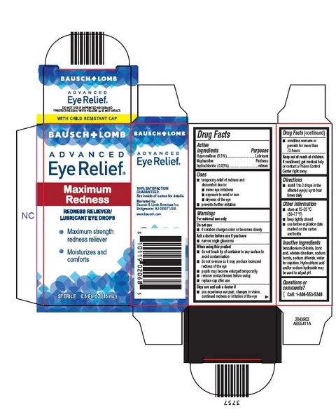 Advanced Eye Relief/ Redness Maximum Relief 포장