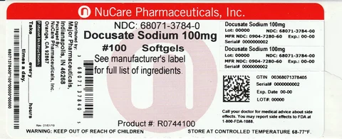 Stool Softener Laxative packaging