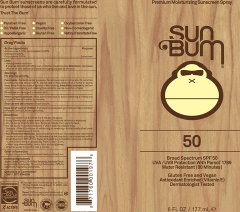 Sun Bum SPF 50 Premium Moisturizing Sunscreen 포장