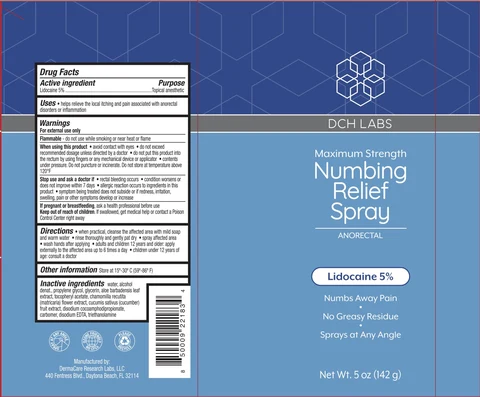 DCH Numbing Relief 포장
