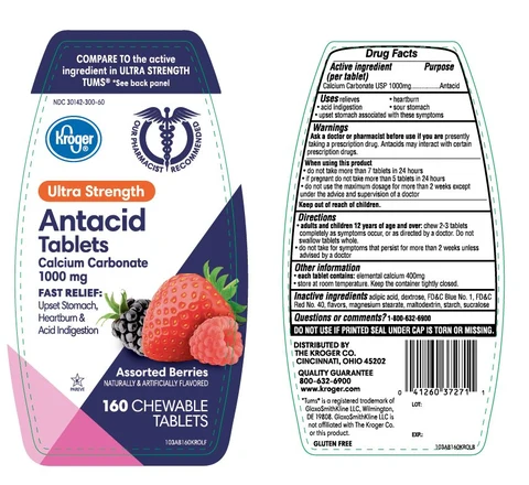 Kroger Ultra StrengthAssorted Berry packaging
