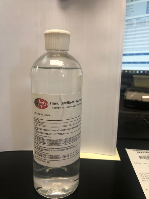 Hand Sanitizer packaging
