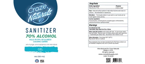 Craze Naturals 포장