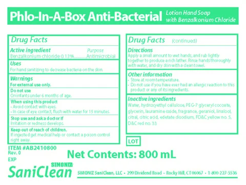 Saniclean 포장