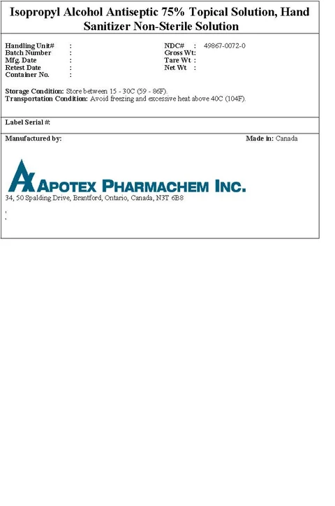 Isopropyl Alcohol 포장