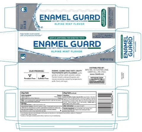 Rite AidEnamel Guard packaging
