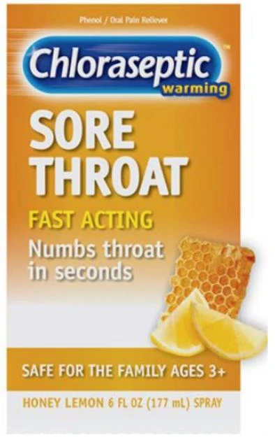 Chloraseptic Warming Sore Throat packaging