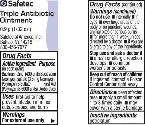 Triple Antibiotic packaging