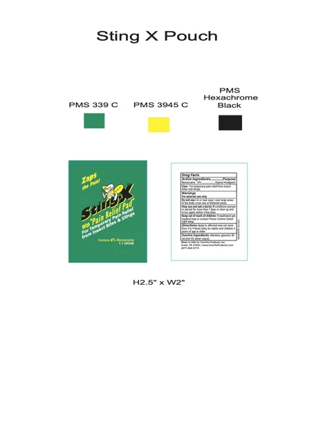 StingX packaging