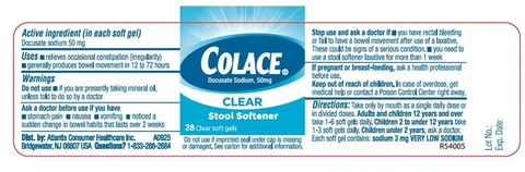 Colace 포장