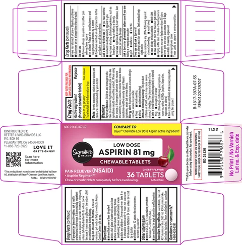 AspirinLow Dose Chewable 포장