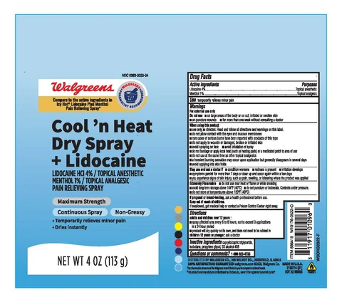 Walgreens Cool n heat packaging