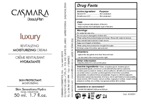 Luxury Revitalizing Moisturizing Cream packaging