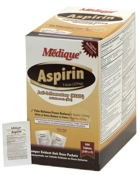 MEDIQUE ASPIRIN 포장