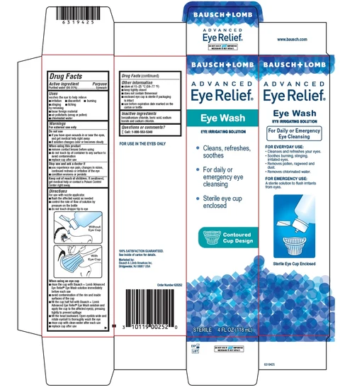 Advanced Eye Relief Eye Wash 포장