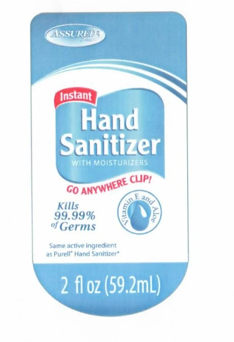 Assured Hand Sanitizer With Moisturizers 포장
