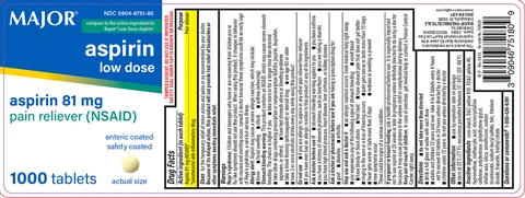 AspirinLow Dose 포장