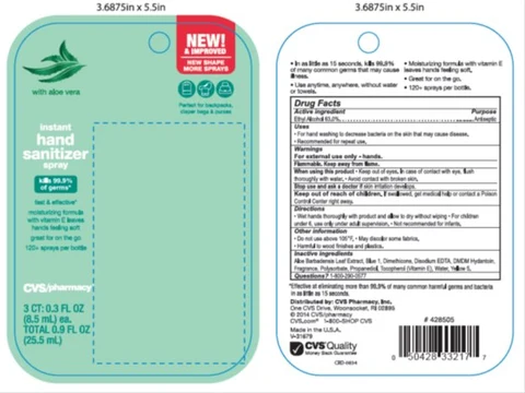 CVS Hand Sanitizer packaging