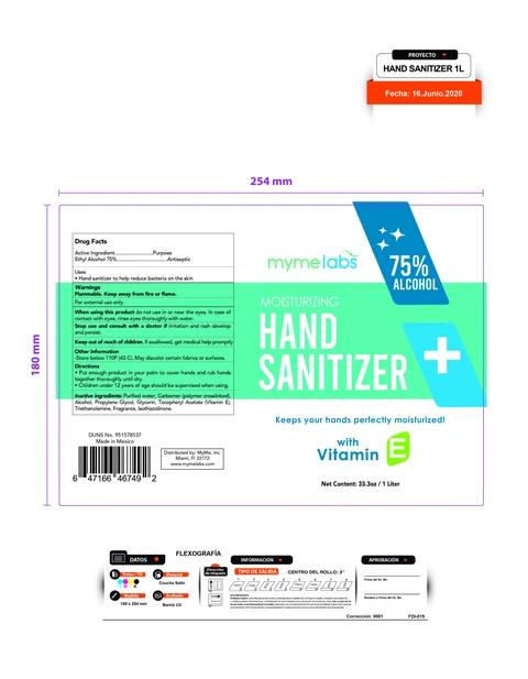 Hand Sanitizer 포장