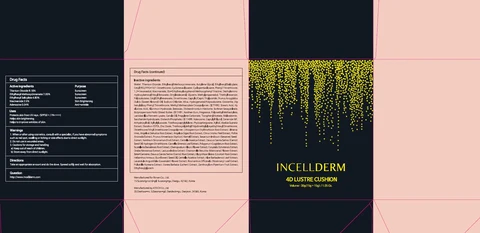 INCELLDERM 4D LUSTRE CUSHION 포장
