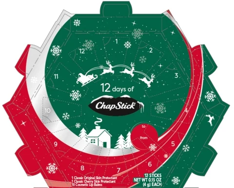 Chapstick12 Days of Christmas 포장