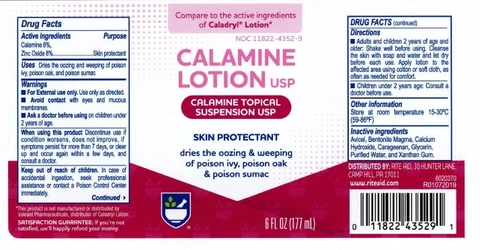 Rite Aid Calamine packaging