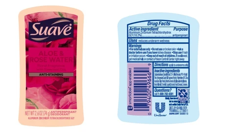 Suave packaging