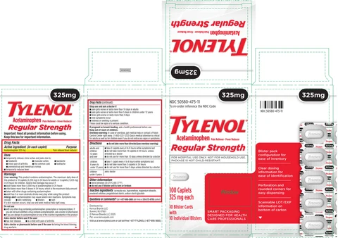 TYLENOLRegular Strength 포장
