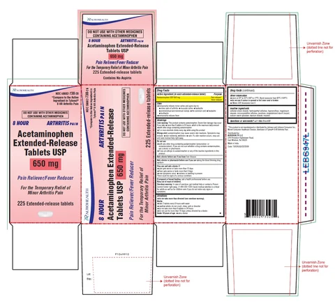PACKAGE LABEL-PRINCIPAL DISPLAY PANEL - 650 mg (250 Tablets Container Carton)