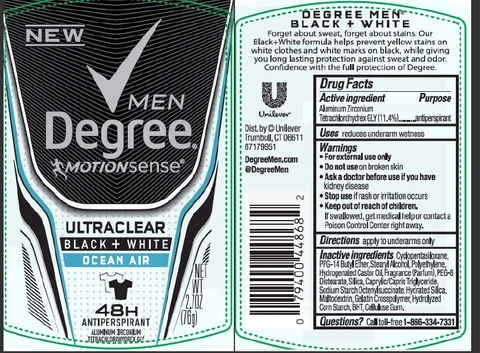 Degree Men 포장