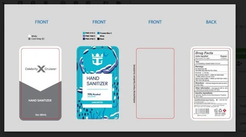 Anti-Bacterial Hand Sanitizer 포장
