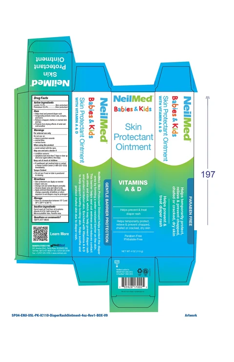 Skin Protectant for Babies and kids packaging