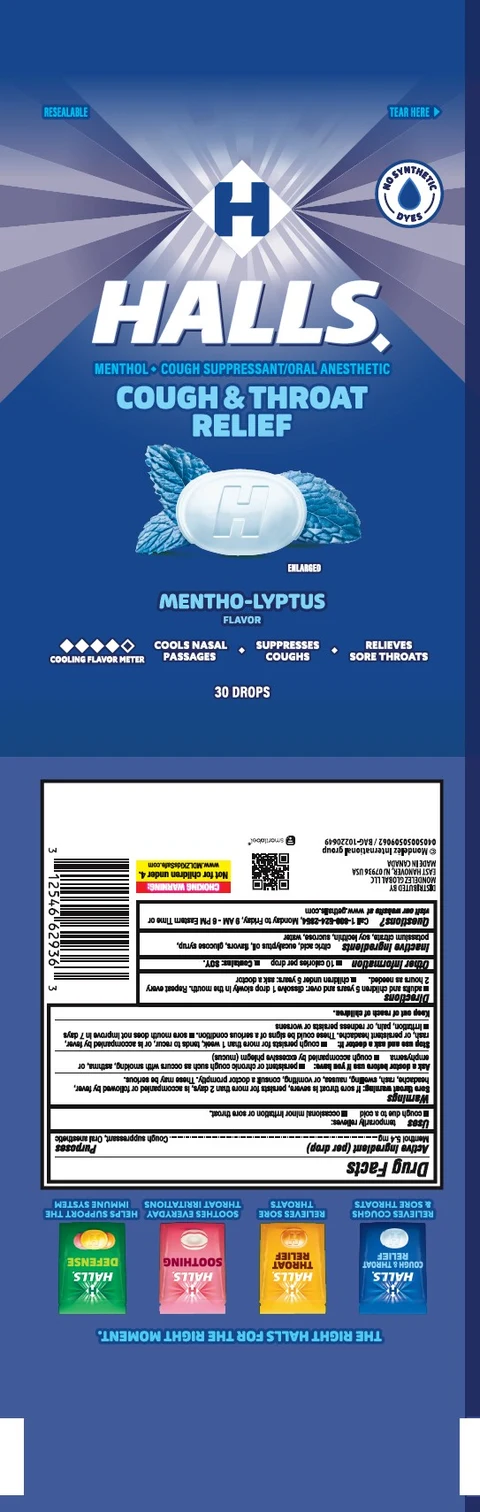 HALLSMentholyptus 포장