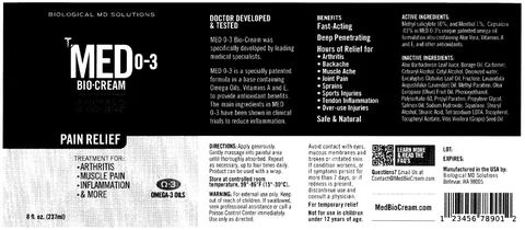 MED O-3 BIO- packaging