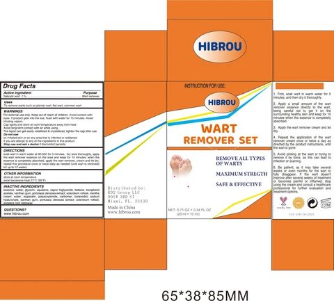 Wart Remover set packaging