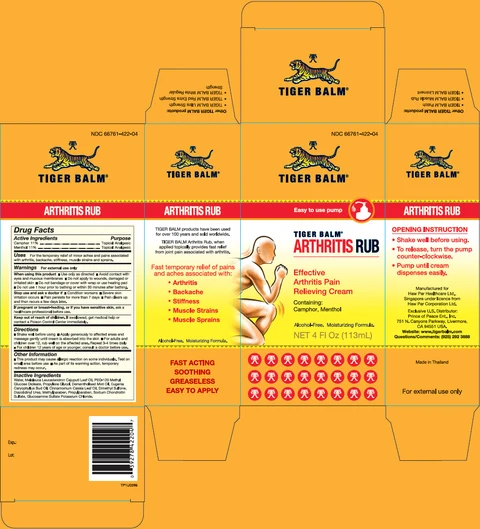Tiger Balm Arthritis Rub packaging