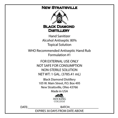 Black Diamond Distillery Hand Sanitizer 포장