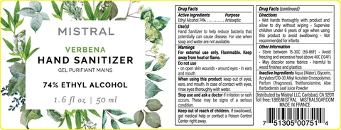 Verbena Hand Sanitizer 포장