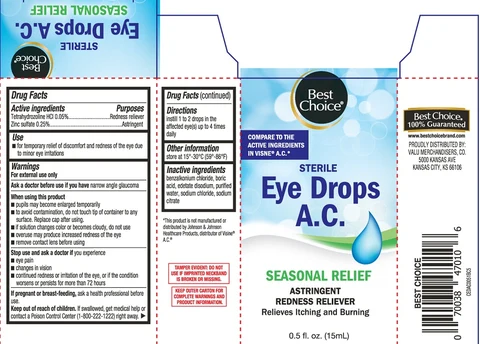 Best Choice Eye Drops A.C. 포장